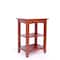 Alaterre Furniture Shaker Cottage 2 shelf End Table, Cherry ASCA0260 - alternate 2